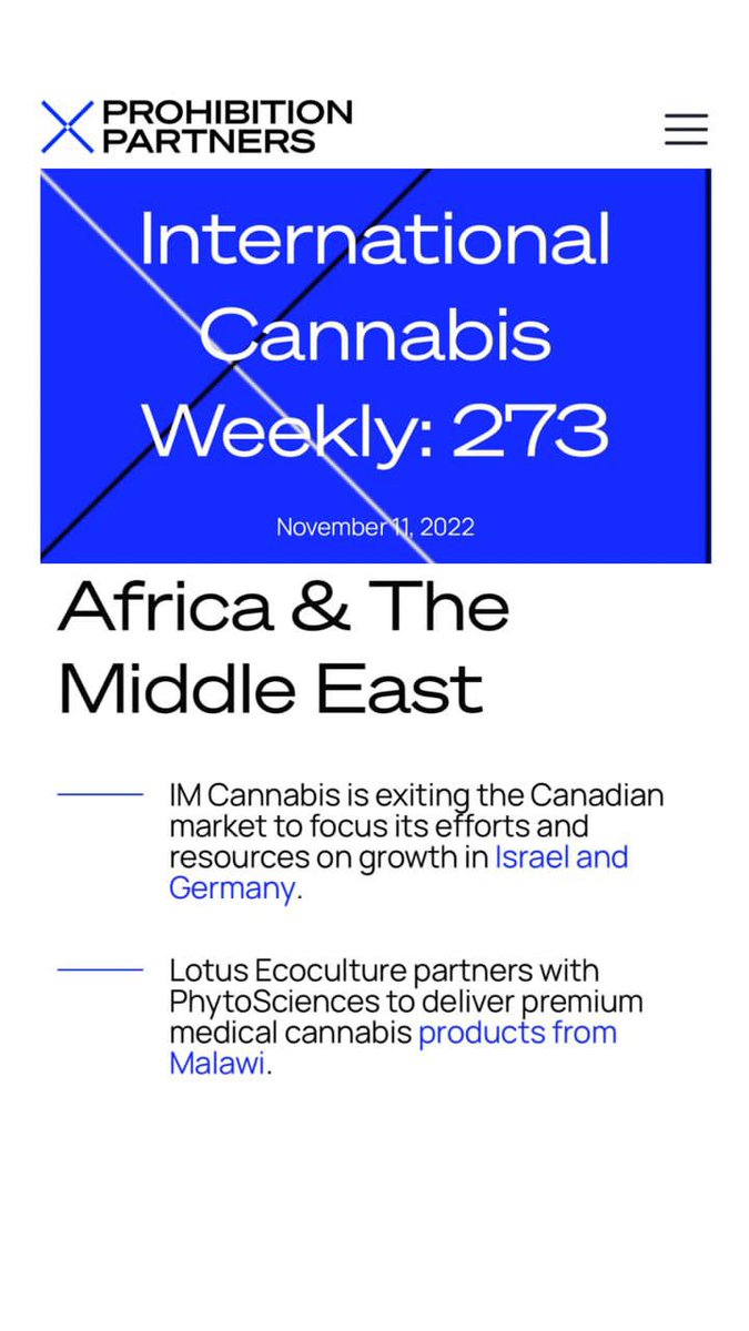 LotusEcoculture's tweet photo. @LotusEcoculture x @PhytoSci featured in @prohibition_p for our partnership to support the expanding Medicinal cannabis market in Europe. https://t.co/qEEFIUBnGL