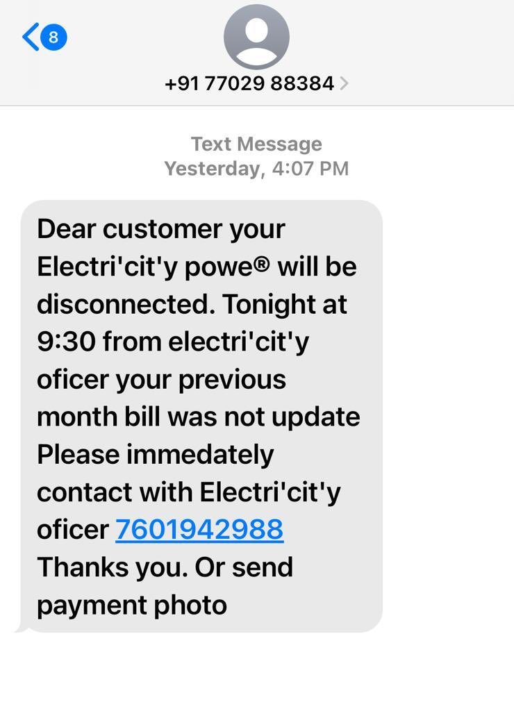 ConnectWithPASH's tweet photo. #bescom #scam https://t.co/qAlscAMlCr