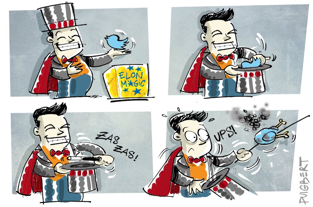 #twitter #elonmusk #setmanarilarepública #cartoonist #ninotaire <a href="/elonmusk/">Elon Musk</a> <a href="/LaRepCat/">La República</a> <a href="/Twitter/">Twitter</a> @TwitterEspana
