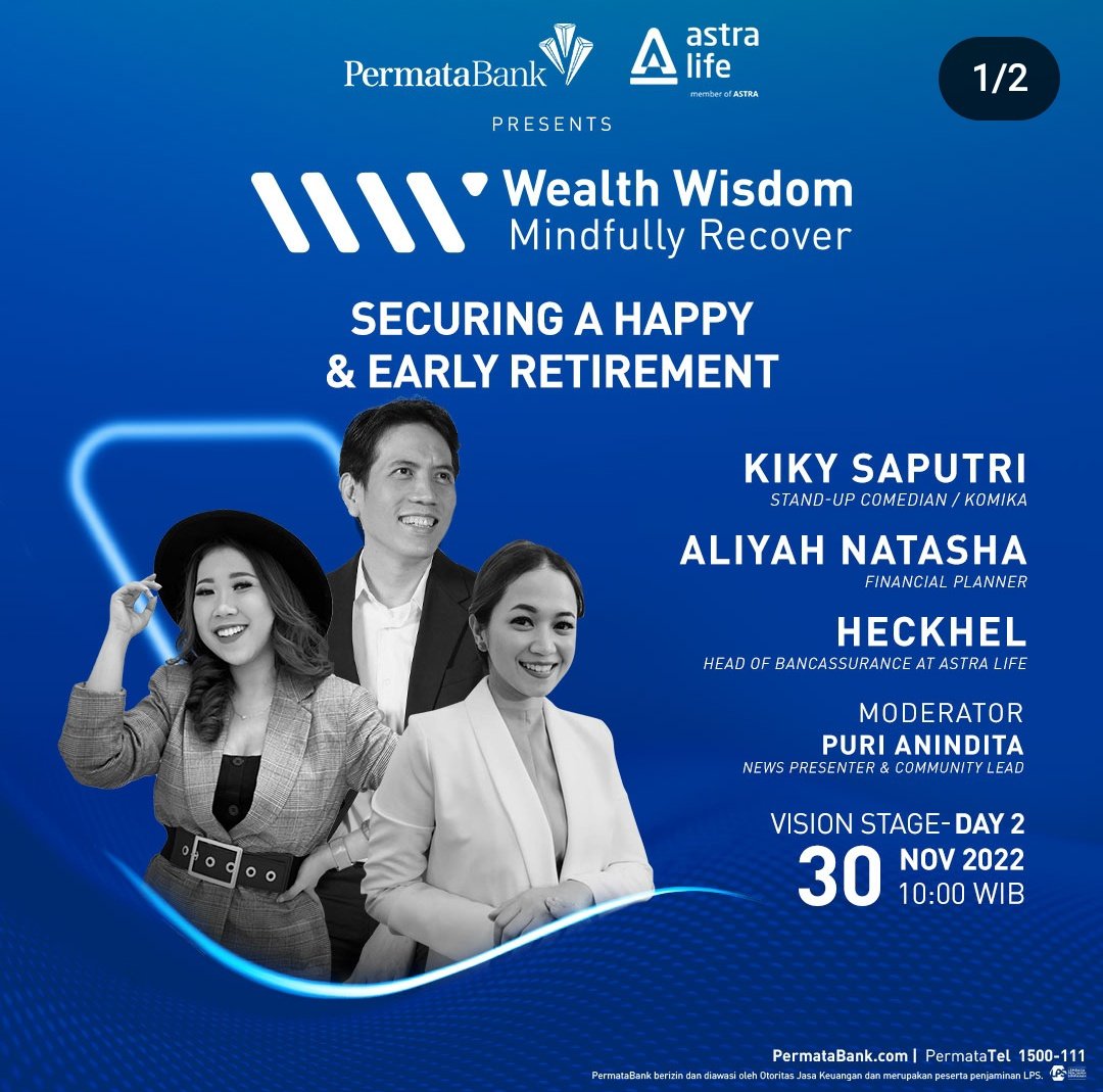 echimustika's tweet photo. Untuk hari ini banyak sekali narasumber dan salah satunya ada Anjasmara #PermataBank #MindfullyRecover https://t.co/h9bW2P8Q3z