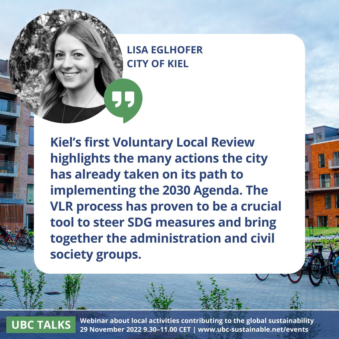 UBC_Sustainable's tweet photo. 🔴LIVE IN 15 MIN: webinar about good local practices on localising SDGs. Join the last #UBCTALKS of this year! https://t.co/SPHtBMcvbM https://t.co/EoIbHkXLau