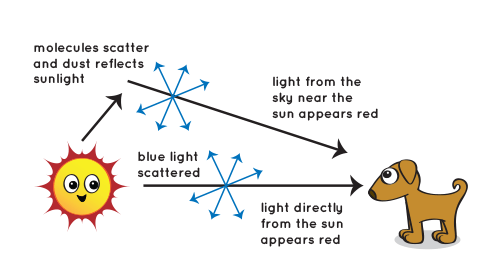 SumeshMNair5's tweet photo. @OTerrifying A red sky appears when dust and small particles are trapped in the atmosphere by high pressure. This scatters blue light before it gets to us leaving only red light to give the sky this appearance. Heavily polluted cities have more orange or red sunsets. Rayleigh Scattering. https://t.co/oz0pQ9vLtz