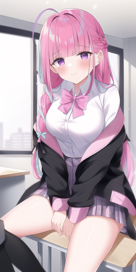 湊あくあ 「ぽいの2#NovelAI #NovelAIDiffusion 」|OILSTANDのイラスト