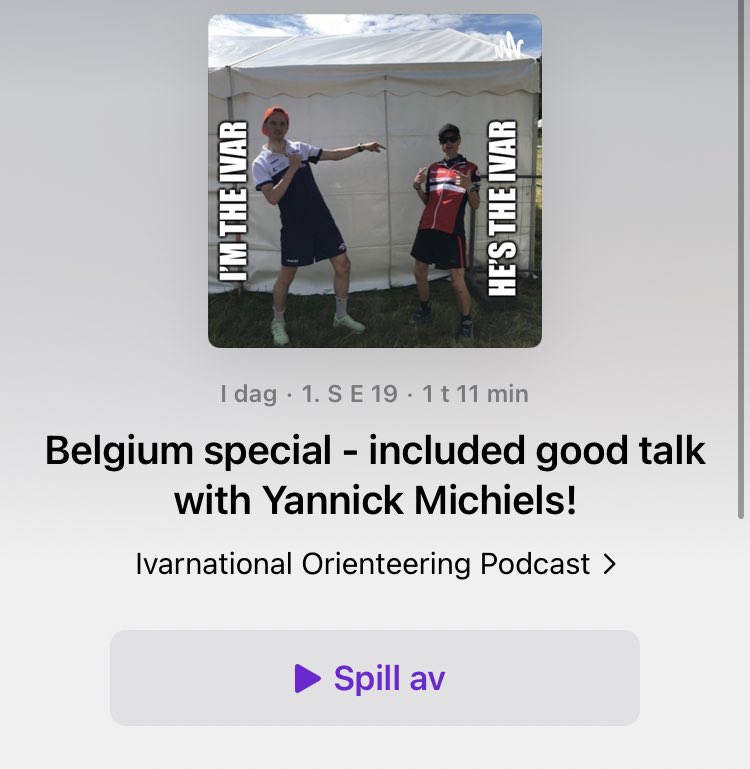 Ivarnational Orienteering Podcast tweet media