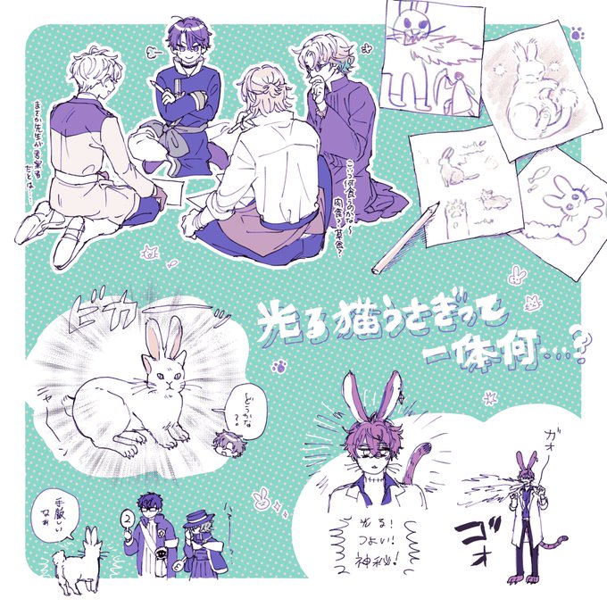 何なんだ……光る猫うさぎ 