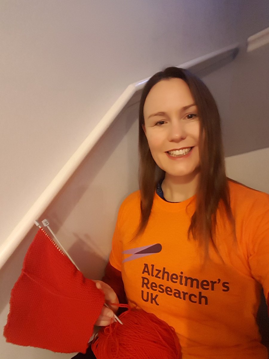 So I'm on the penultimate day of knitting - it doesn't look like much, but it shows commitment for every single day in November and for a great cause <a href="/AlzResearchUK/">Alzheimer's Research UK</a> 
How can we challenge ourselves for December??? #community #volunteering