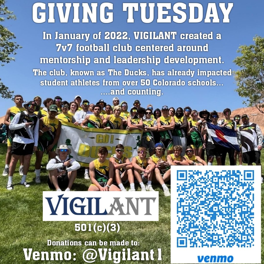 Black Friday is over. Cyber Monday is over. It's Giving Tuesday! Please consider our program! Your Donation will help to ensure that every kid in our program, regardless of their financial situation, can enjoy the same opportunities and experiences this spring. #GivingTuesday