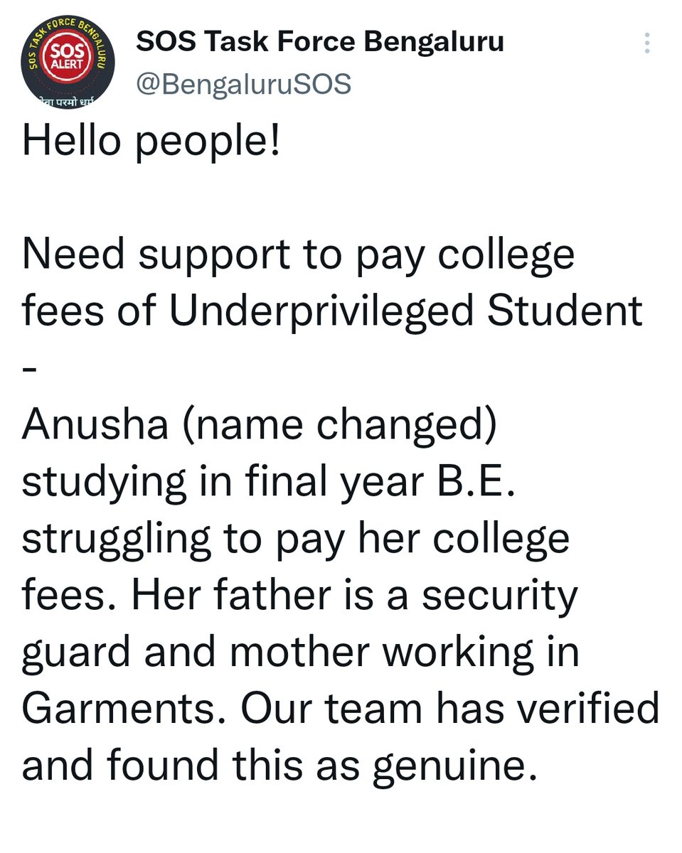 SOS Task Force Bengaluru tweet media