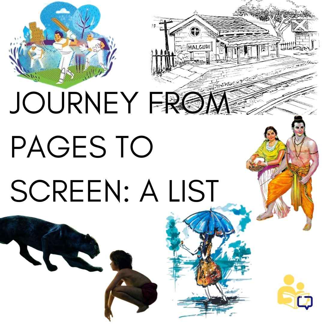 purplepenciled's tweet photo. Today's let take a journey from pages to screen- a thread π§΅
#BookstoScreen #ScreenAdaptations #P3Recommends #WritersofTwitter #IndianWriting #BookRecommendations #RecommendedReads https://t.co/XMbwWtrqLN