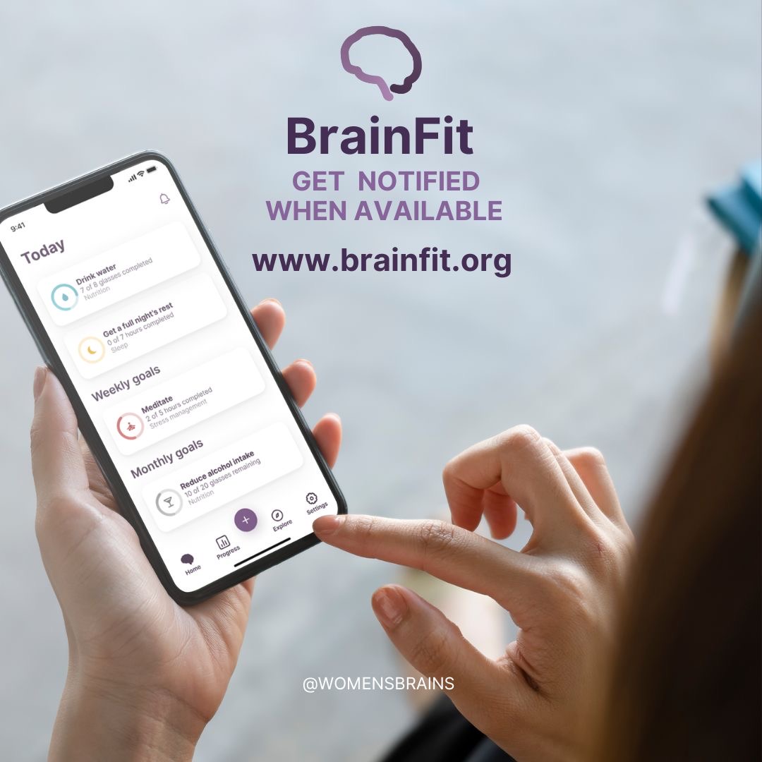 Looking to get &amp; stay brain fit? We can help! BrainFit - Free Habit Tracker launches Dec 2 to help you optimize your brain health. Tracking habits makes it easier to create &amp; maintain healthy new habits &amp; lowers dementia risk. Get notified when available  womensbrainhealth.org/brainfit