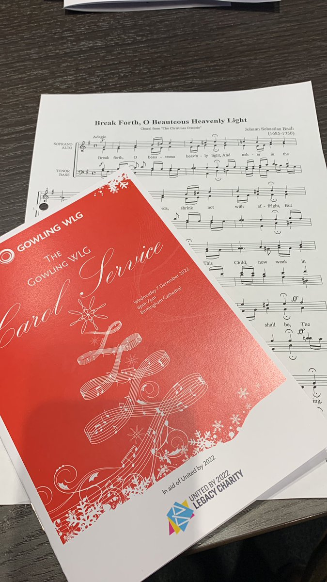 Look I don’t want to worry you but we just absolutely NAILED this in rehearsal and it sounds GORGEOUS so you simply have to come and hear it at the <a href="/GowlingWLG_UK/">Gowling WLG UK</a> Carol Service. Date, time &amp; place in the photo.