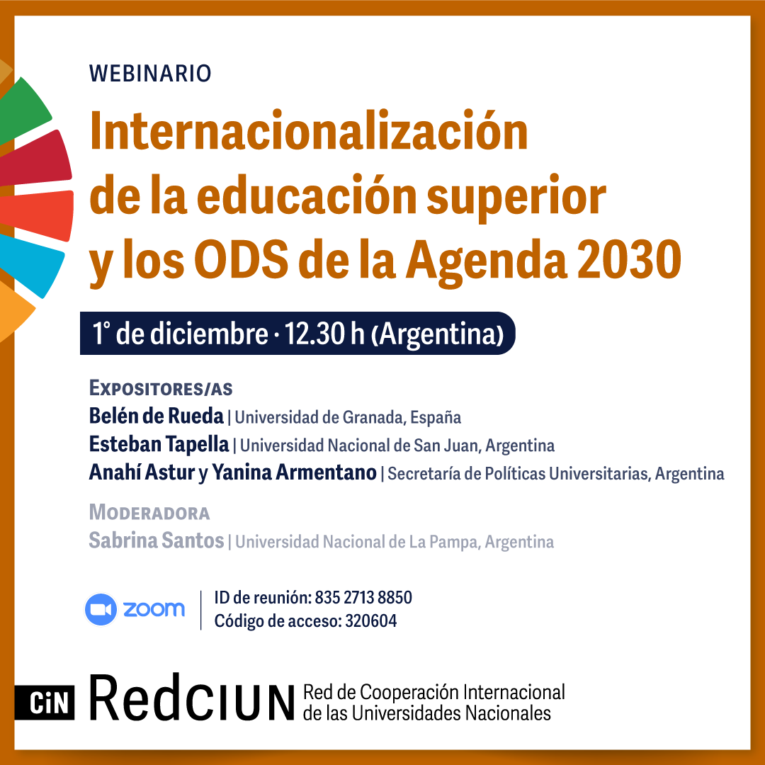 CINoficial's tweet photo. La #RedCIUN del @CINoficial propone un webinario este jueves 👩‍🏫

📅 1° de diciembre
🕧 12.30 h (Argentina)

💻 Conexión vía Zoom
ID de reunión: 835 2713 8850
Código de acceso: 320604 https://t.co/1Me0hrwtr9