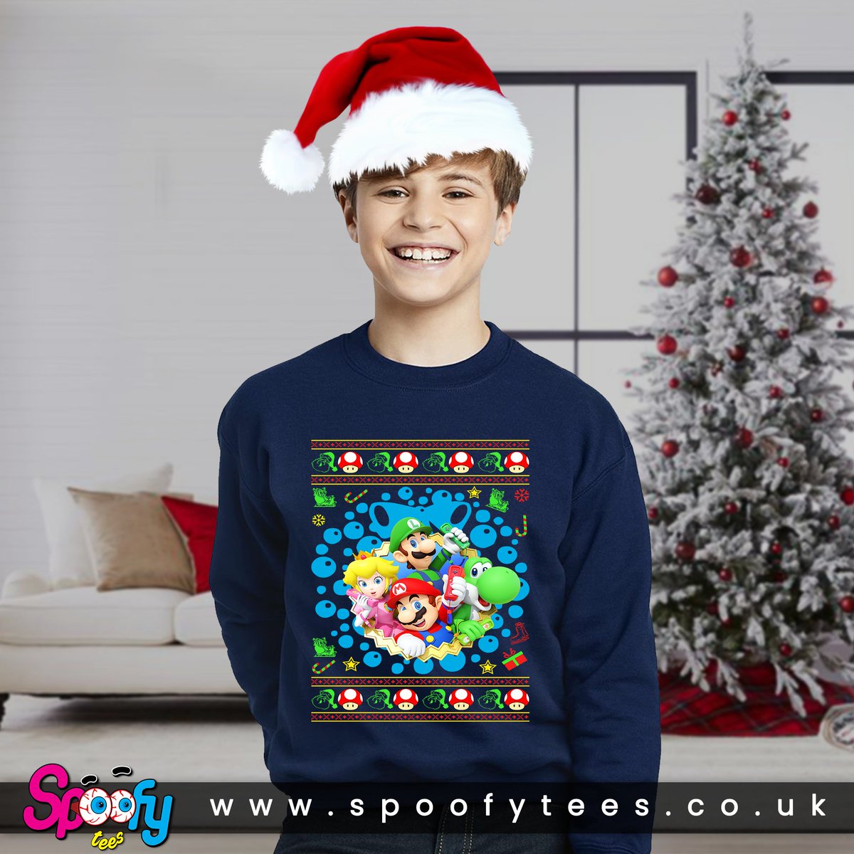 spoofyteesuk's tweet photo. Super Mario Christmas Mario Bros Nintendo Game Series Xmas Video Game Kids Ugly Jumper.
Cyber Monday Sale 🎉🛒
Sweatshirt Starting from £22.99 only.
Shop our games spoof 🙌🏻 only at https://t.co/z0IoWo11ax
Product Link 👉 https://t.co/pzvQ65yH4U

#MarioBros #XMAS2022 https://t.co/PZXcIC8OJO