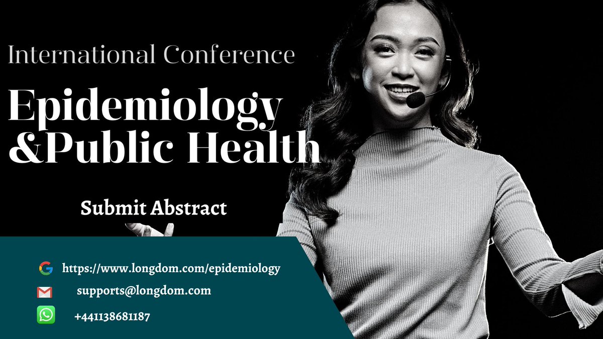 Longdom_Meet's tweet image. Presenting here the Most Informative and Interesting International Conference on Epidemiology and Public Health. This is Scheduled on May 18-19,2023 in Rome, Italy.

#Epidemiologyconference #Publichealthcongress #Infectioncontrolmeeting #conference #Diseasecontrol #Medicalevents