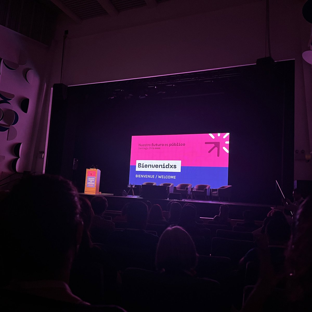 Starting now with more than 300 activists in the room working towards economic justice and public services! #Chile ¡Vida digna para todxs! #OFIP22 #OFIP2022 #OurFutureIsPublic