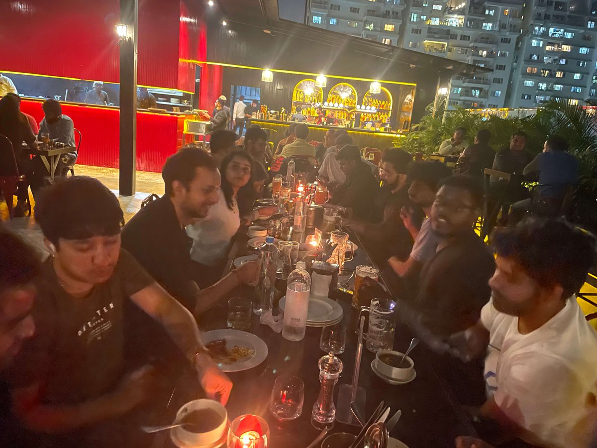 design_string's tweet image. We had a great time during team dinner: great food, conversations, and a break from work. Already looking forward to the next one 😃