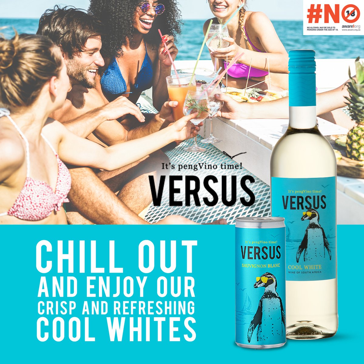 Feeling the heat? Nothing beats a crisp &amp; refreshing glass of white wine on a hot Summer's day! Chill out with Versus Wines!
Buy online: versuswines.co.za 
#versus #versuswines #holidayseason #holidaywines #summertime #summerwines #Versuswithfriends #VersusWinesandcompany
