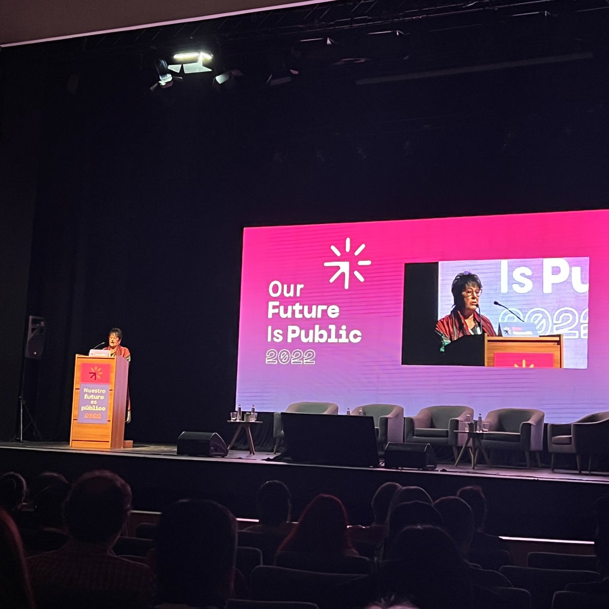 "When you commoditize public services and put a price on water, on health, on food; you commoditize human rights and human life." #OFIP2022 #OFIP22 #OurFutureIsPublic