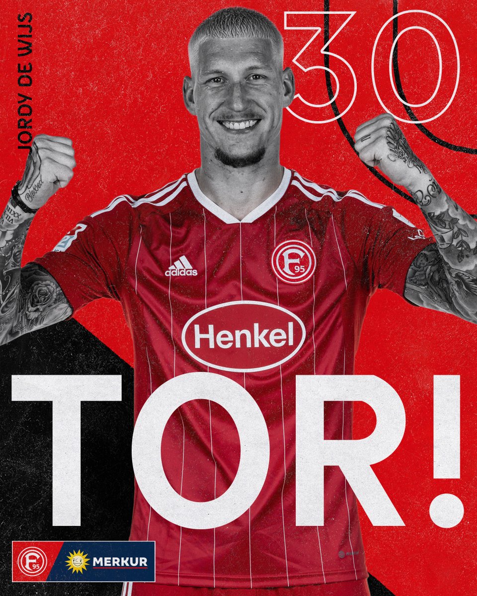 TOOOR FÜR DIE FORTUNA!!!
<a href="/Jordydewijs4/">Jordy de Wijs</a> trifft per Kopf zum 2:0.

#f95 | 🔴⚪️ (66.)
Livestream: f95.de/f95tv-live/