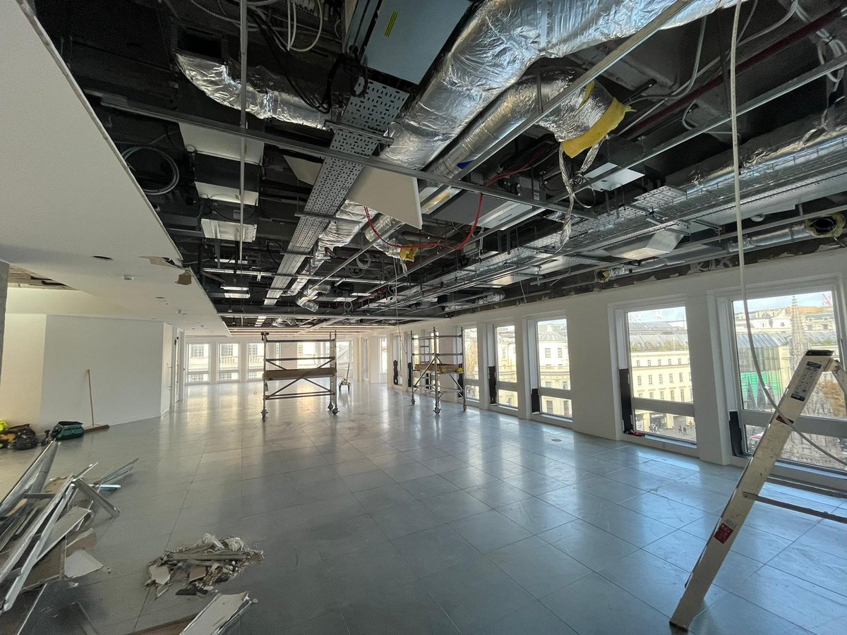 ✨Exciting to see Clearwater's new office fit-out has commenced at 11 Strand, London. 
OBI’s workplace and building team have worked closely with Clearwater to take their brief, design their bespoke workspace, and competitively tender the works. Delivery phase well underway.👷🏼