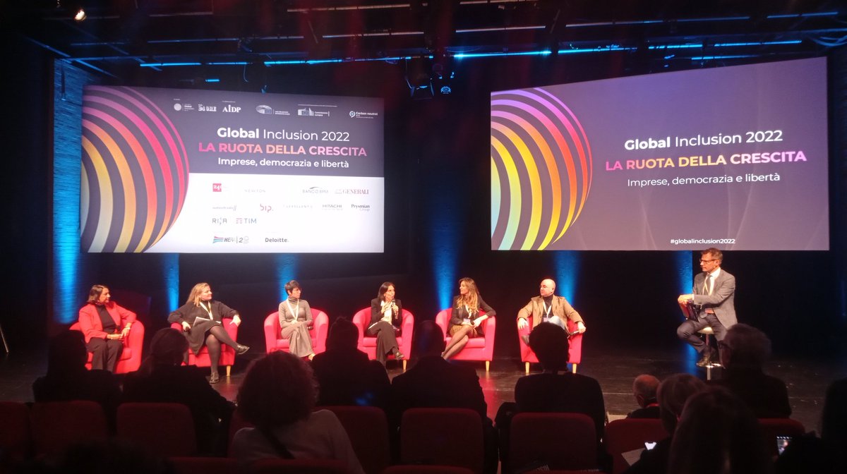 Una vera emozione partecipare al #globalinclusion2022 tante idee, tante realtà, tante testimonianze per un unico grande messaggio: inclusivita', diritti, equità
