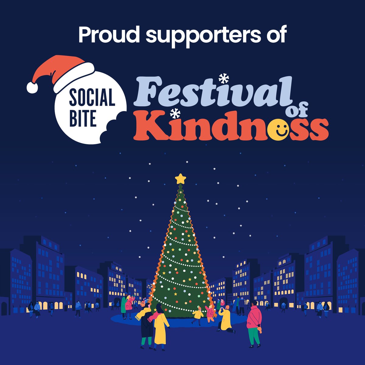 This December, we’re proud to be joining @SocialBite_ on their mission to provide 300,000 meals and gifts to people who are homeless and vulnerable this Christmas. Join the movement of kindness by adding a donation to your bill at our venues. #GivingTuesday #festivalofkindness