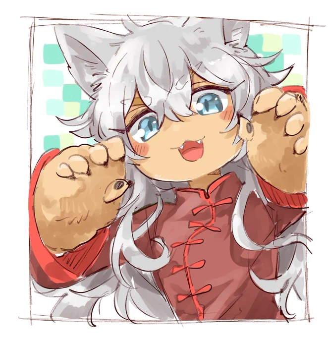 リクエスト色紙ラフ!つくしちひろさん( )です 