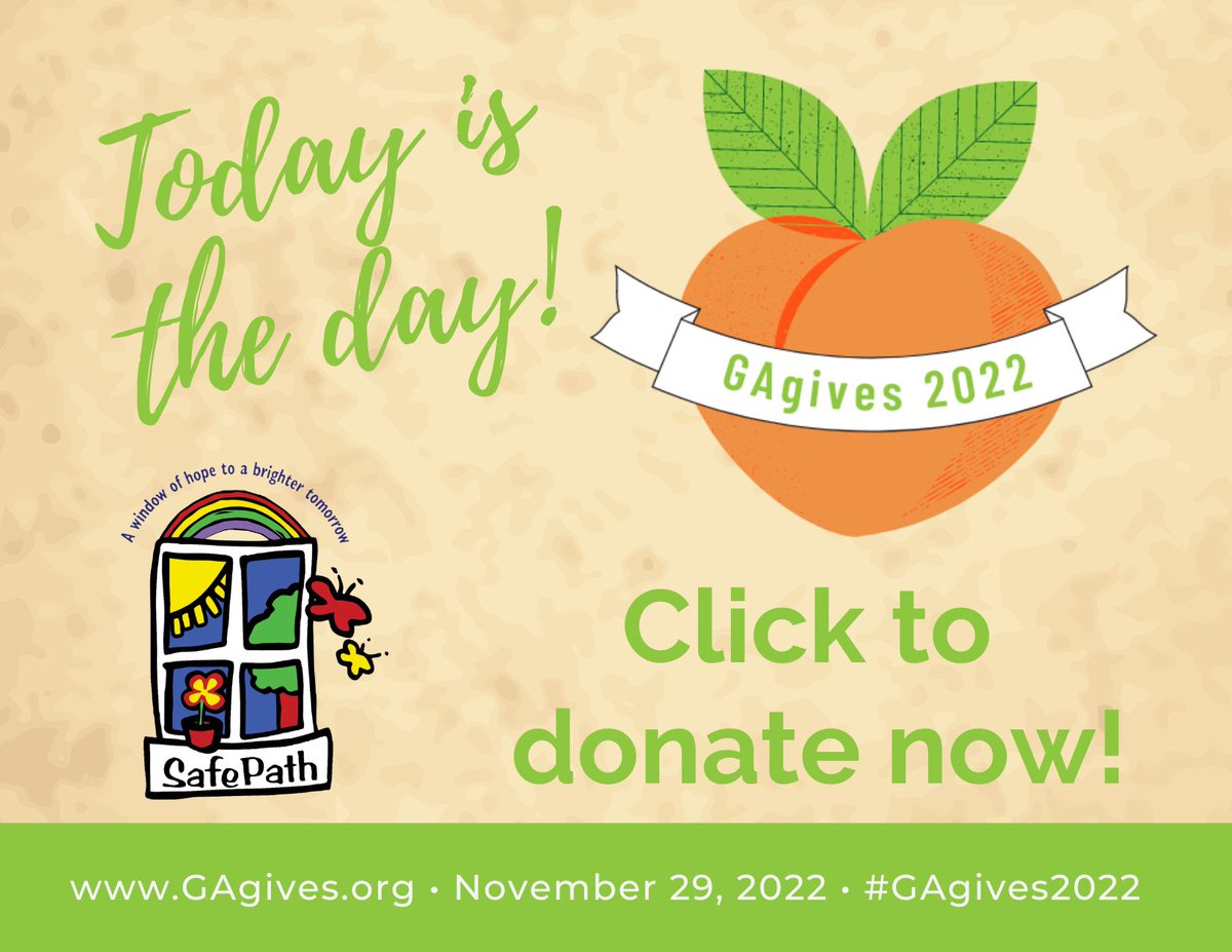 SafePathCAC's tweet image. Today is Ga Gives Day! Support SafePath! - mailchi.mp/safepath.org/g…