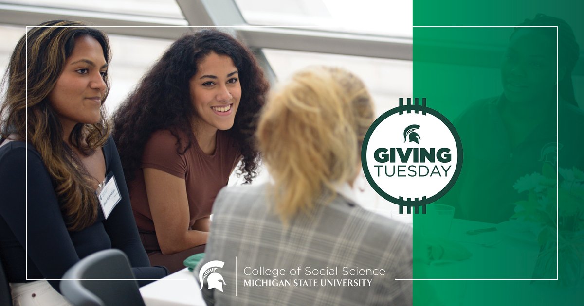 Our Women's Leadership Institute was designed to support and empower women students with leadership aspirations. 

On this Giving Tuesday, you can help support the institute with a gift. 

Donate: spr.ly/6013M79EW

Learn more: spr.ly/6014M79Eo

#MSUSocialScience