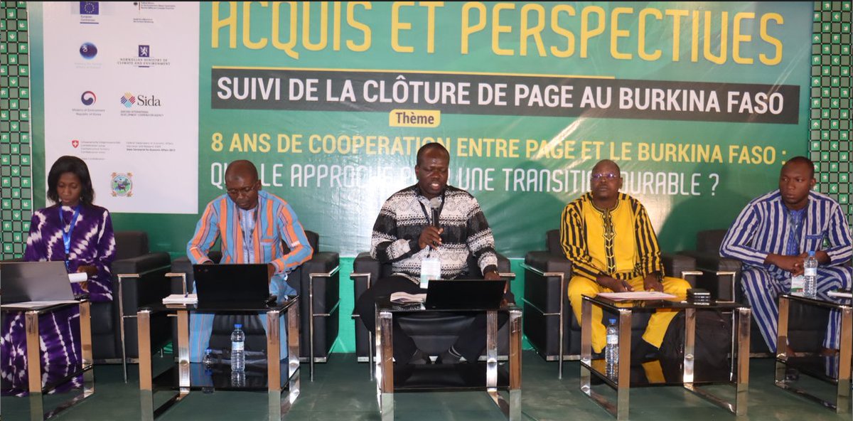 GggiBurkinafaso's tweet photo. Day 1 high-level panels, The first panel on the strategic legal and fiscal framework of the green economy in #BurkinaFaso is live at the following link: https://t.co/fwLqL50Tl1 #BurkinaFaso' #NationalGreenEconomy & #MRVWeek, #MEEV @LJalasjoki, @SwedenInBF @_un_page @GGGIAfrica https://t.co/mmFucsJPZx