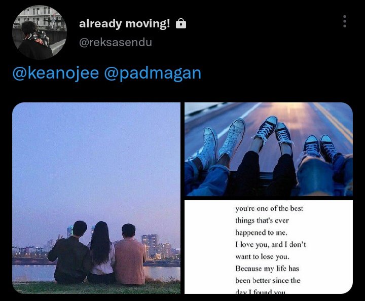 Ngeliat Keano muncul dari muka bumi, bikin gue keinget masa lalu. Heh, lo berdua ninggalin gue 2 taun. 

Mau drop ini cuz I miss our good old time!