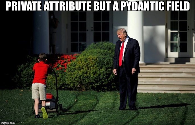 overflow_meme's tweet image. Private attribute but a pydantic field stackoverflow.com/questions/7455… #pydantic #python