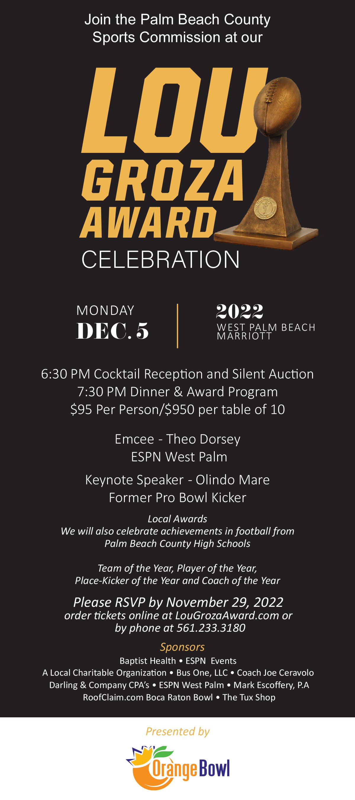 Lou Groza Award (LouGrozaAward) / Twitter