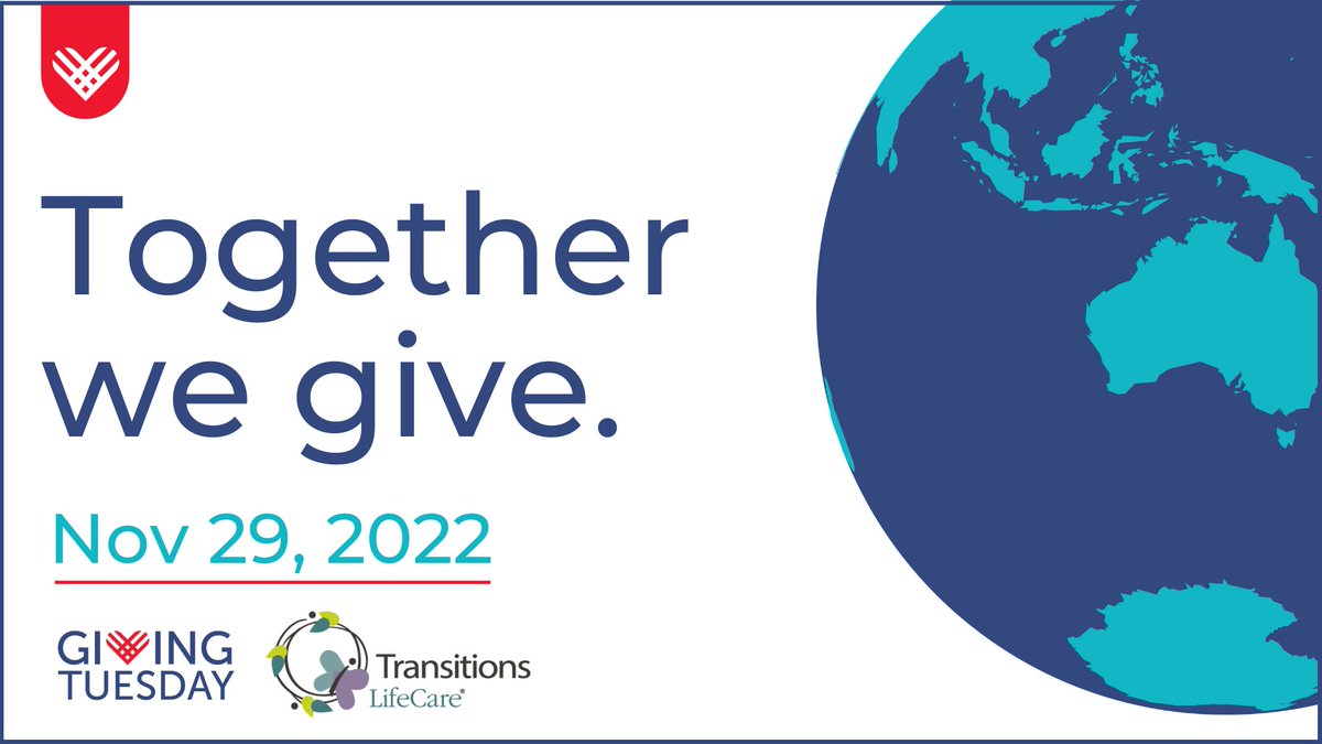 TransitionsLife's tweet photo. Today is GIVING TUESDAY!

With your support, we'll always be here to provide the right care at the right time, in the right way, no matter what.

Visit https://t.co/HRqOJVNaPx to give today and help us reach our $10,000 goal! https://t.co/9UM8IcmUGp