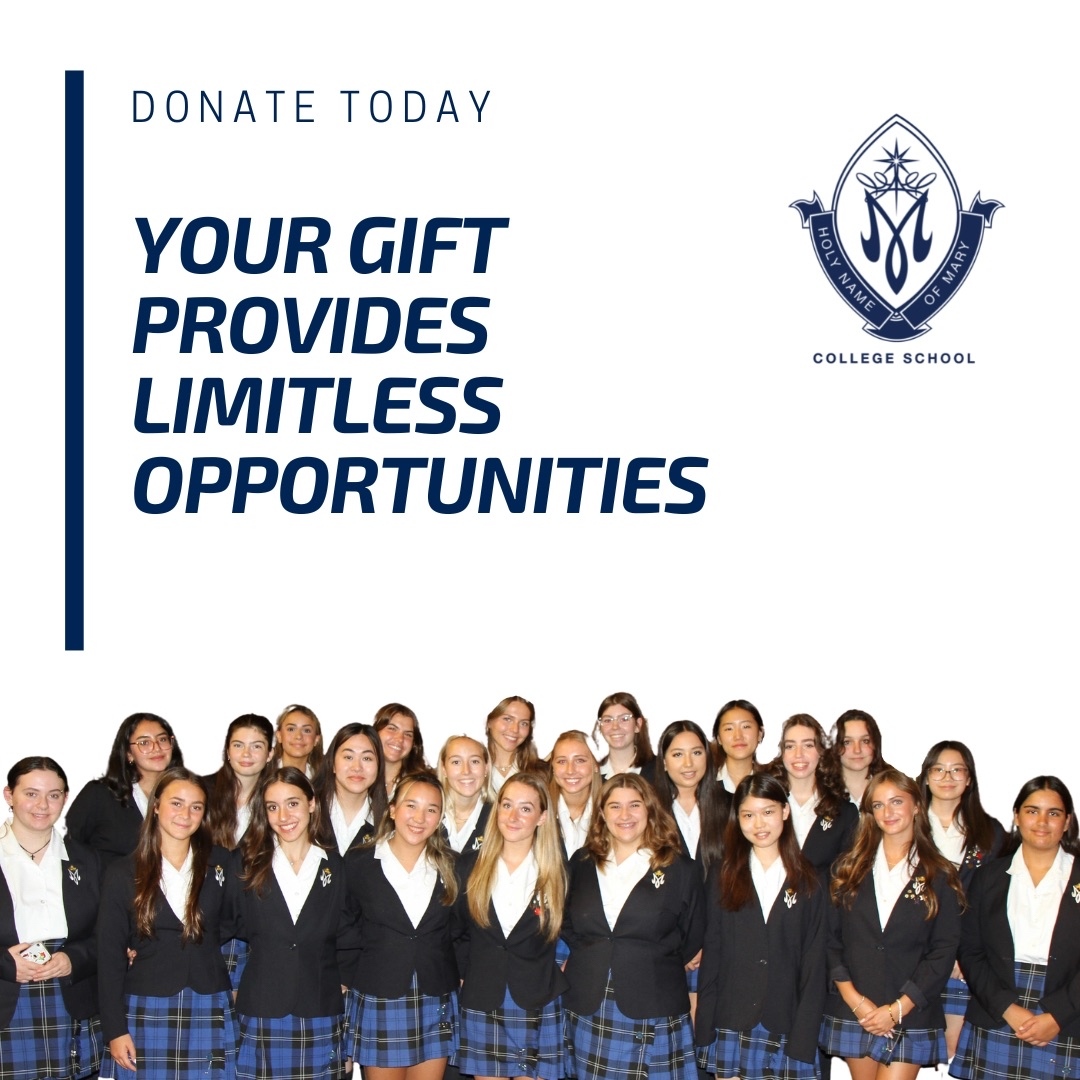 Today is Giving Tuesday. Our students will be giving back through various opportunities including with Sandwich Sisters, Period Pop Up and the Felician Sisters Mission Store. For more information: holynameofmarycollegeschool.com/support/