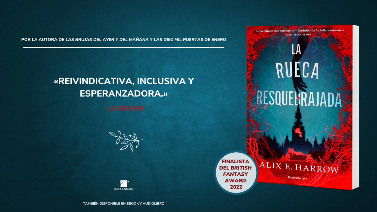 🌿 <a href="/lalibredrea/">@lalibredrea</a> te da tres motivos por los que debes leer el nuevo libro de <a href="/AlixEHarrow/">Alix E. Harrow</a>, #LaRuecaResquebrajada: «Reivindicativa, inclusiva y esperanzadora.» ❤️ 
rocalibros.com/roca-juvenil/c…