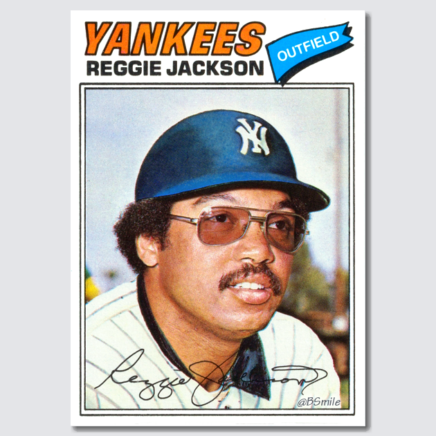 Baseball by BSmile on Twitter "RT BSmile 1977 Topps Reggie Jackson
