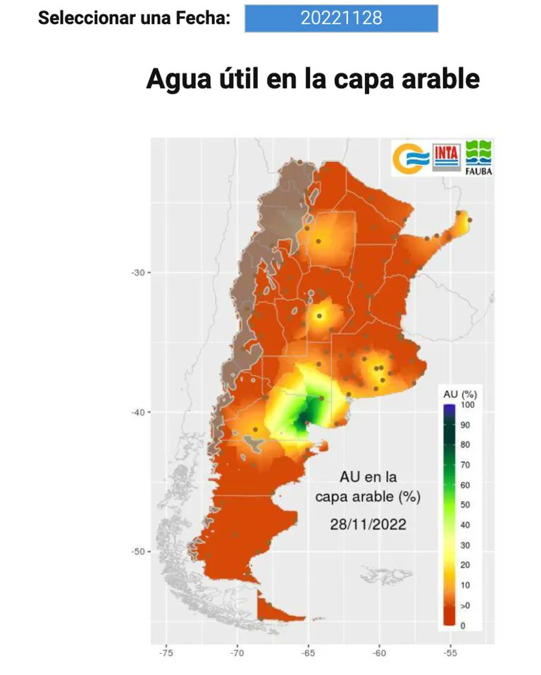 martinyeza's tweet photo. Esta es la situación hidrológica en nuestro país. En Pinamar solicitamos a los vecinos disminuir los riegos a la mitad en una 1era instancia para no afectar nuestras reservas de agua.
El cambio climático es real, si no quieren "no miren arriba", el problema está igual. https://t.co/deVqeuKNXG