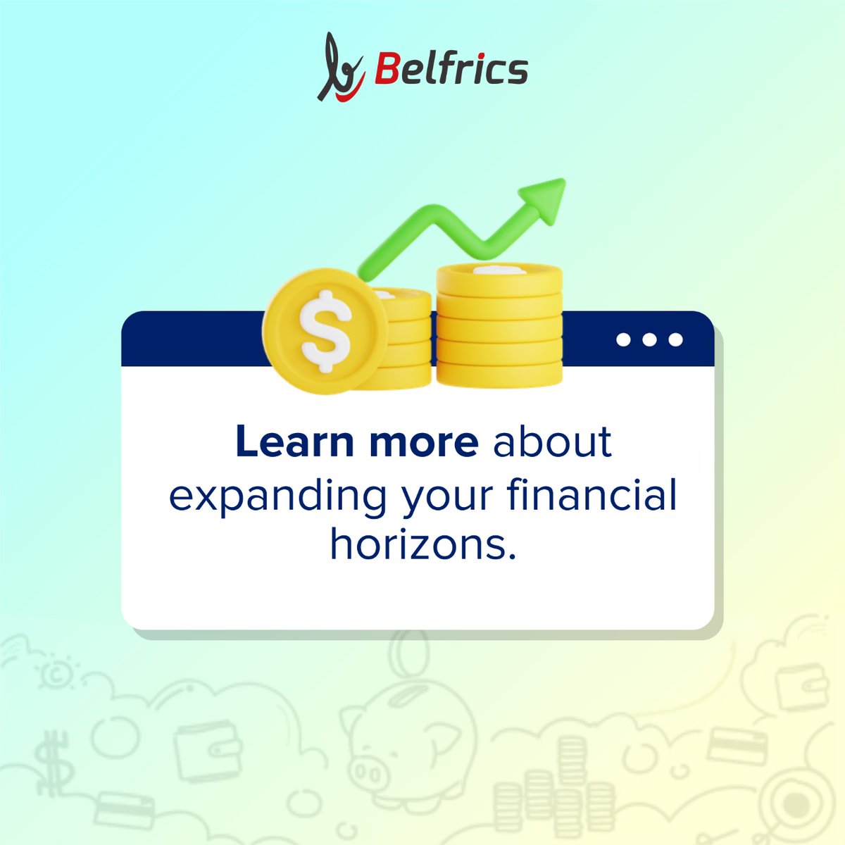 BelfricsIndia's tweet photo. Self-care also includes financial security - not just in your present, but for your future too.

#cryptocurrency #revolutionizingcrypto #belfrics #hodl #phygitalindia #cryptopreneur #crypto_preneur #futuristic #experiencecentre https://t.co/BLreHQY4fJ