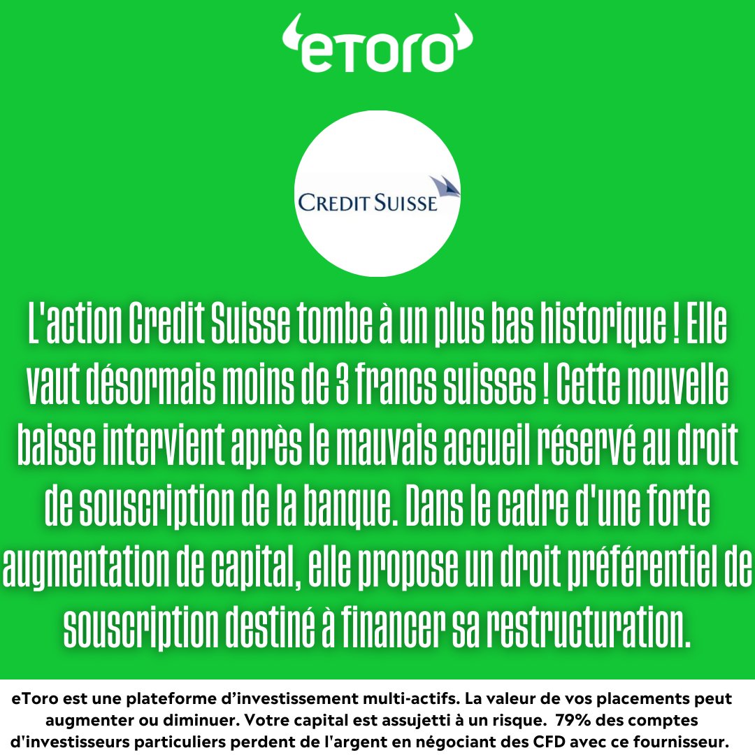 eToroFr's tweet photo. Les investisseurs voient les marchés rebondir après un début de semaine dans le rouge. 🏦 📈
L'espoir d'une amélioration de la situation en Chine alimente cette tendance positive. 🇨🇳
Suivez l'actu éco avec @eToroFr ! #Lepointdujour
#CAC40 #easyJet #Toyota #CreditSuisse