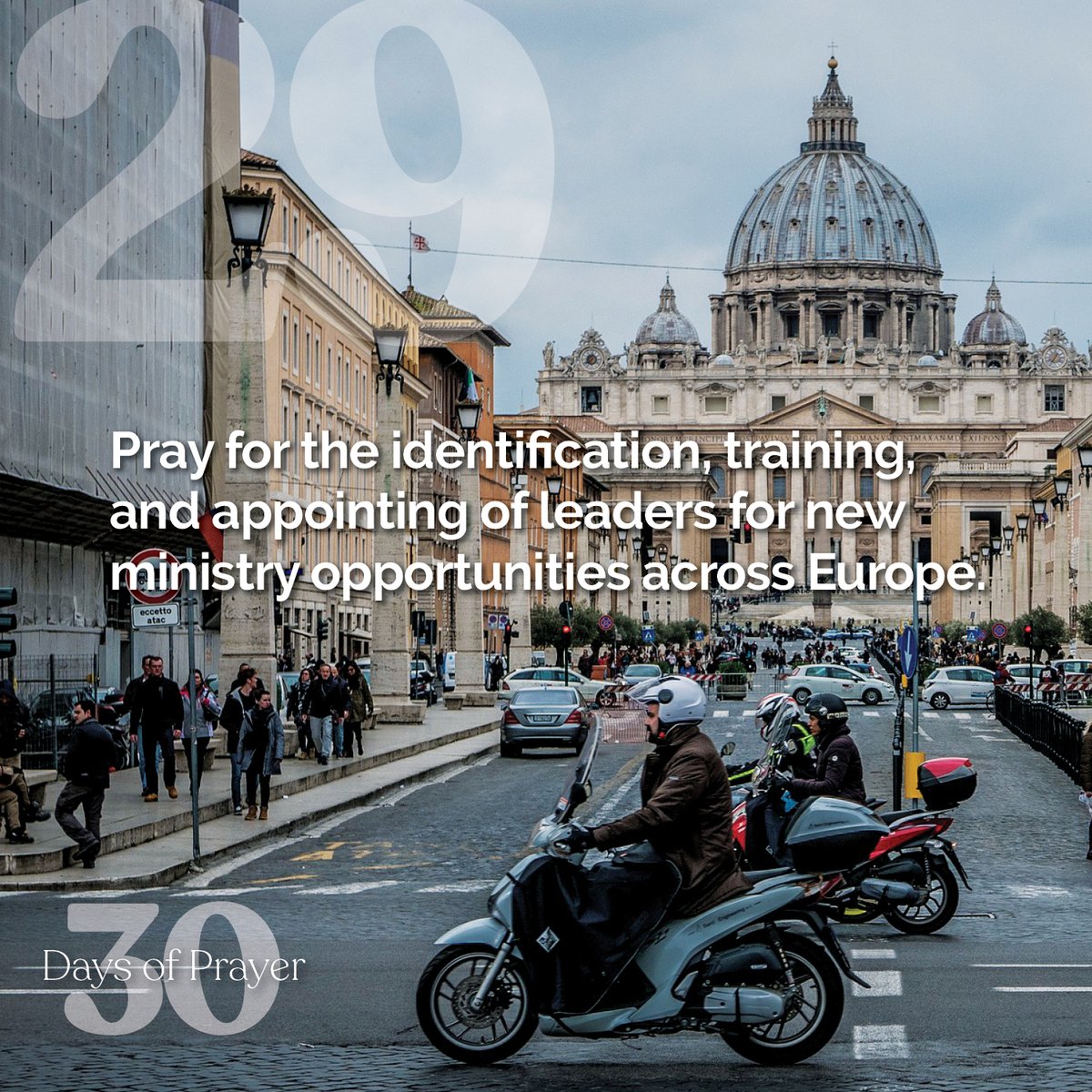 mtwglobal's tweet photo. Day 29: Pray for the identification, training, and appointment of leaders for new ministry opportunities across Europe.

#mtw30dop #30dop #churchplanting #reformedmissionsservices https://t.co/jlxHEDbixb