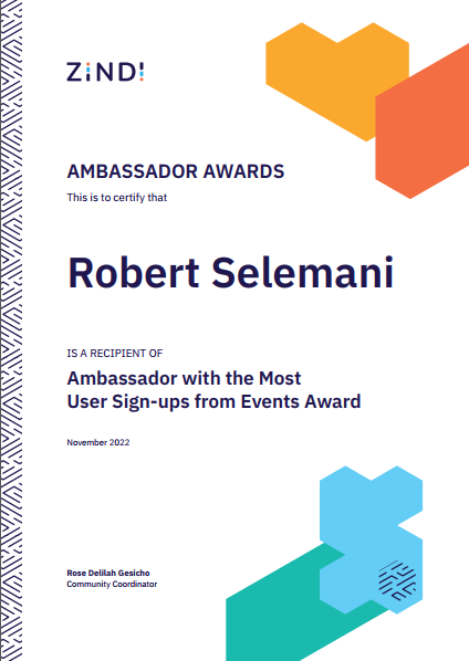 SirSelemani's tweet image. The faithful Lord I serve blesses everything I do.
Double awards from @ZindiAfrica. Thank you for the recognition. I feel honoured! Special thanks to everyone I worked with throughout the year, their efforts complemented mine &amp;amp; we made great impact
#BuildingAITogether with #Zindi