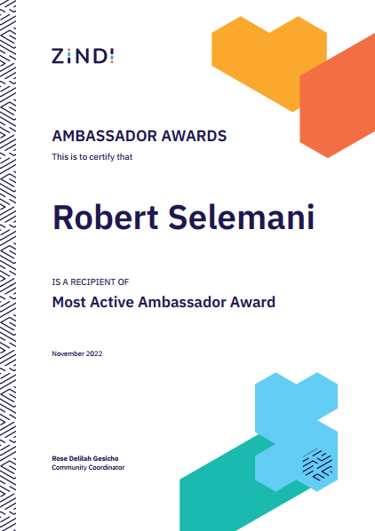 SirSelemani's tweet image. The faithful Lord I serve blesses everything I do.
Double awards from @ZindiAfrica. Thank you for the recognition. I feel honoured! Special thanks to everyone I worked with throughout the year, their efforts complemented mine &amp;amp; we made great impact
#BuildingAITogether with #Zindi