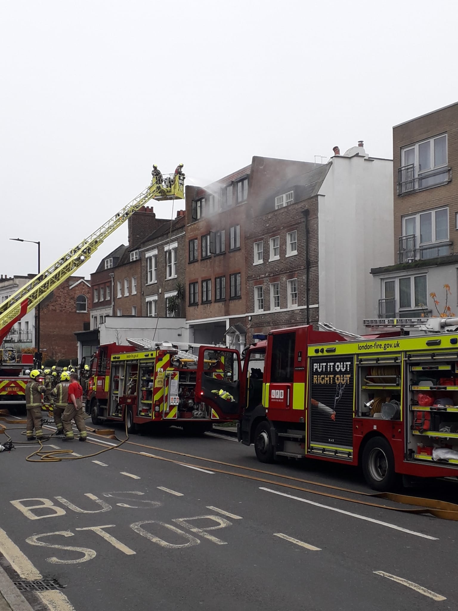London Fire Brigade on Twitter "Twelve fire engines and around eighty
