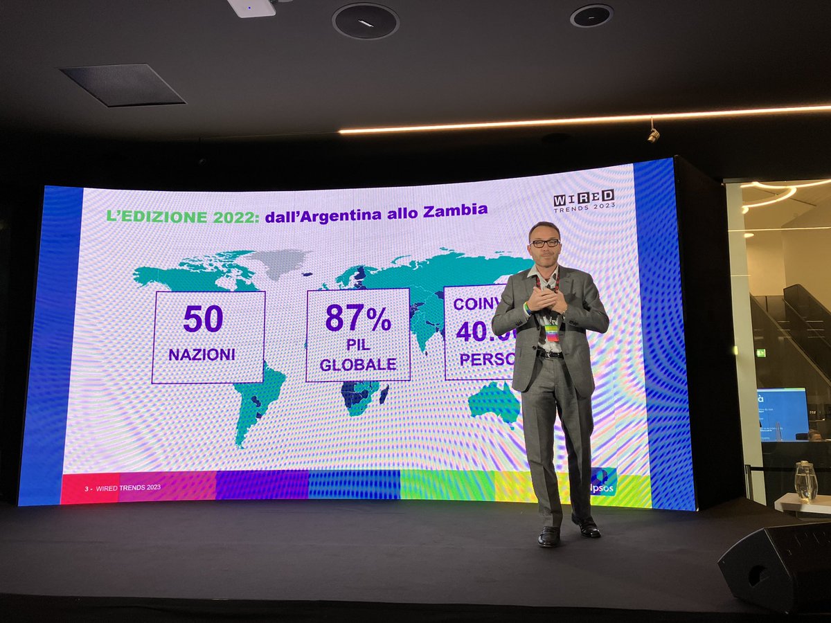 wireditalia's tweet photo. Nicola Neri, Ceo di @IpsosItalia presenta Global Trends Study: un affresco complessivo frutto di un lavoro di ricerca meticoloso, utile per analizzare situazioni complesse come quelle che stiamo vivendo https://t.co/M4ePulzLwB
