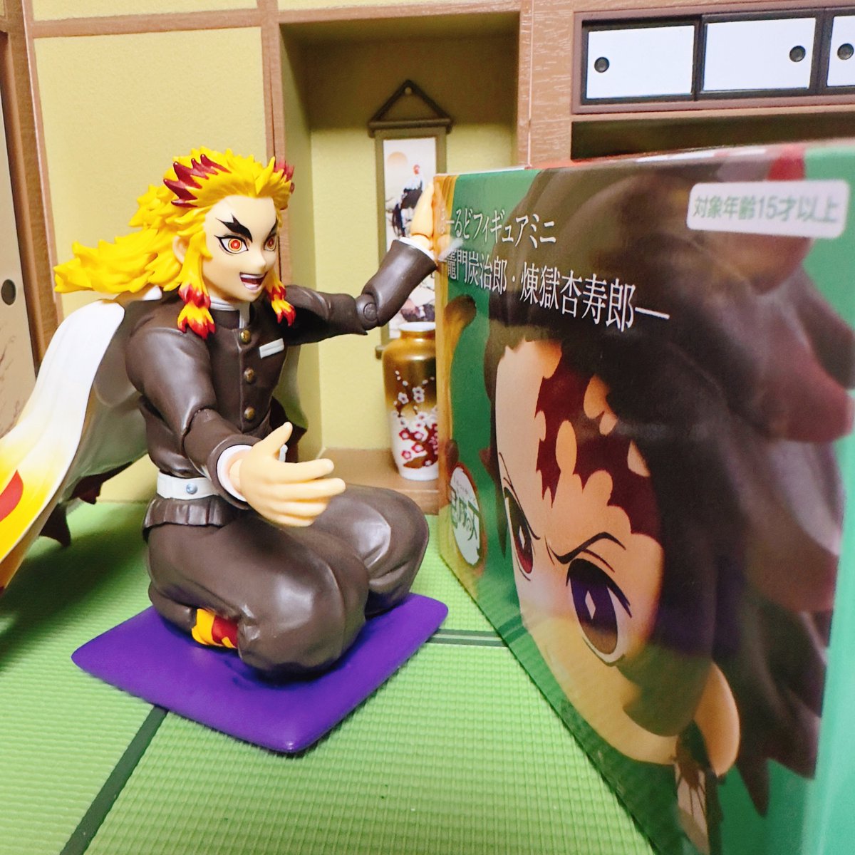 竈門炭治郎 ,煉獄杏寿郎 「本日のおみやげです 」|きりこ🖊のイラスト