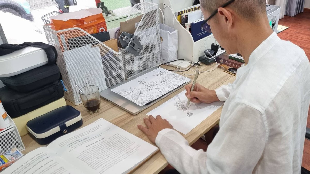 zekaverse's tweet photo. (1)After a three-month hibernation, I came back to start creating my work, starting with a sketch on paper and then using the builder. 🚀 #ZekaVerse  #NFT #Metaverse #MetaverseNFT  #metaverseproject #metaversegame #NFTCommmunity #ETH https://t.co/5V77Ipz15q