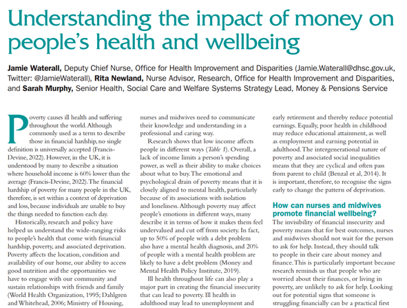 JamieWaterall's tweet photo. This is arguably one of the most important papers that we have published in the @BJNursing #AllOurHealth #teamCNO 
Access this for free at https://t.co/54bQDxNPtI https://t.co/4izdK0qtSR