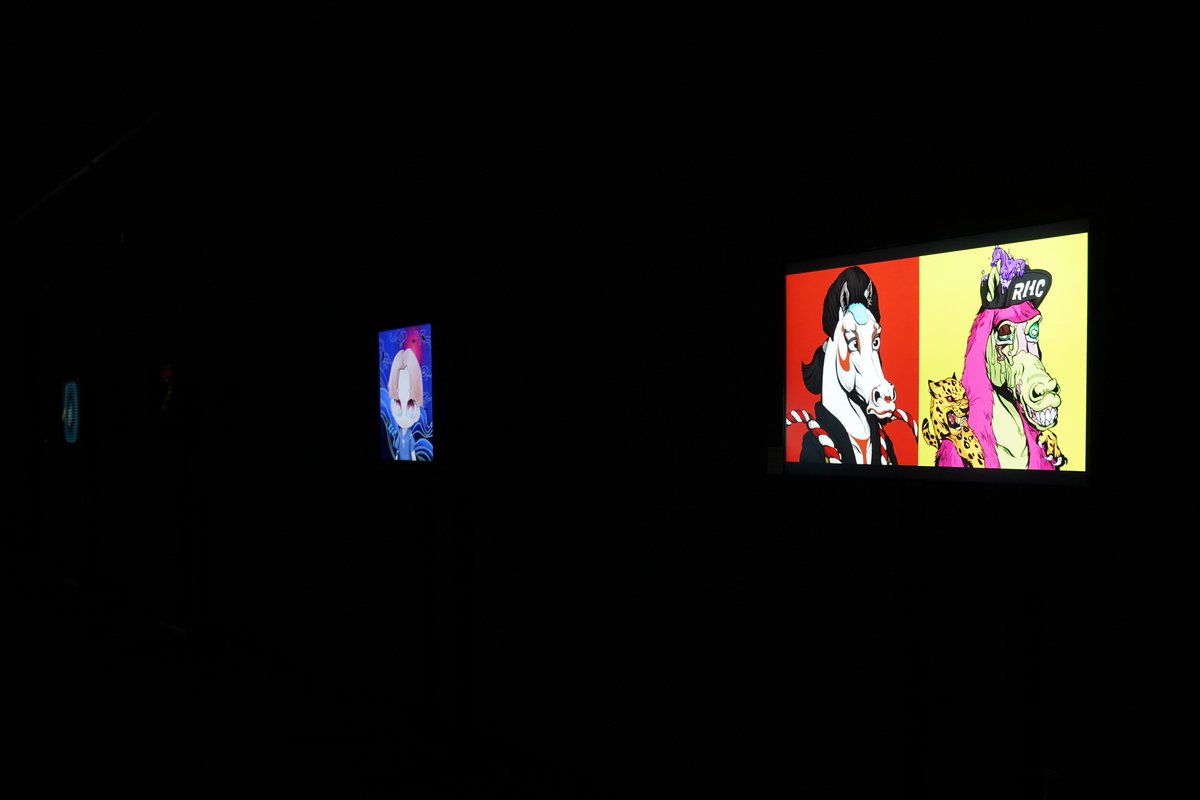 AF_artshow's tweet photo. 尾花⿓⼀ / Ryuichi Obana

title：Rampage Horses Club
medium：Digital / NFT(Non-Fungible Token：非代替性トークン)

#afas #asianfrontartshow #尾花龍一 #RampageHorsesClub https://t.co/S01pYgLTQy