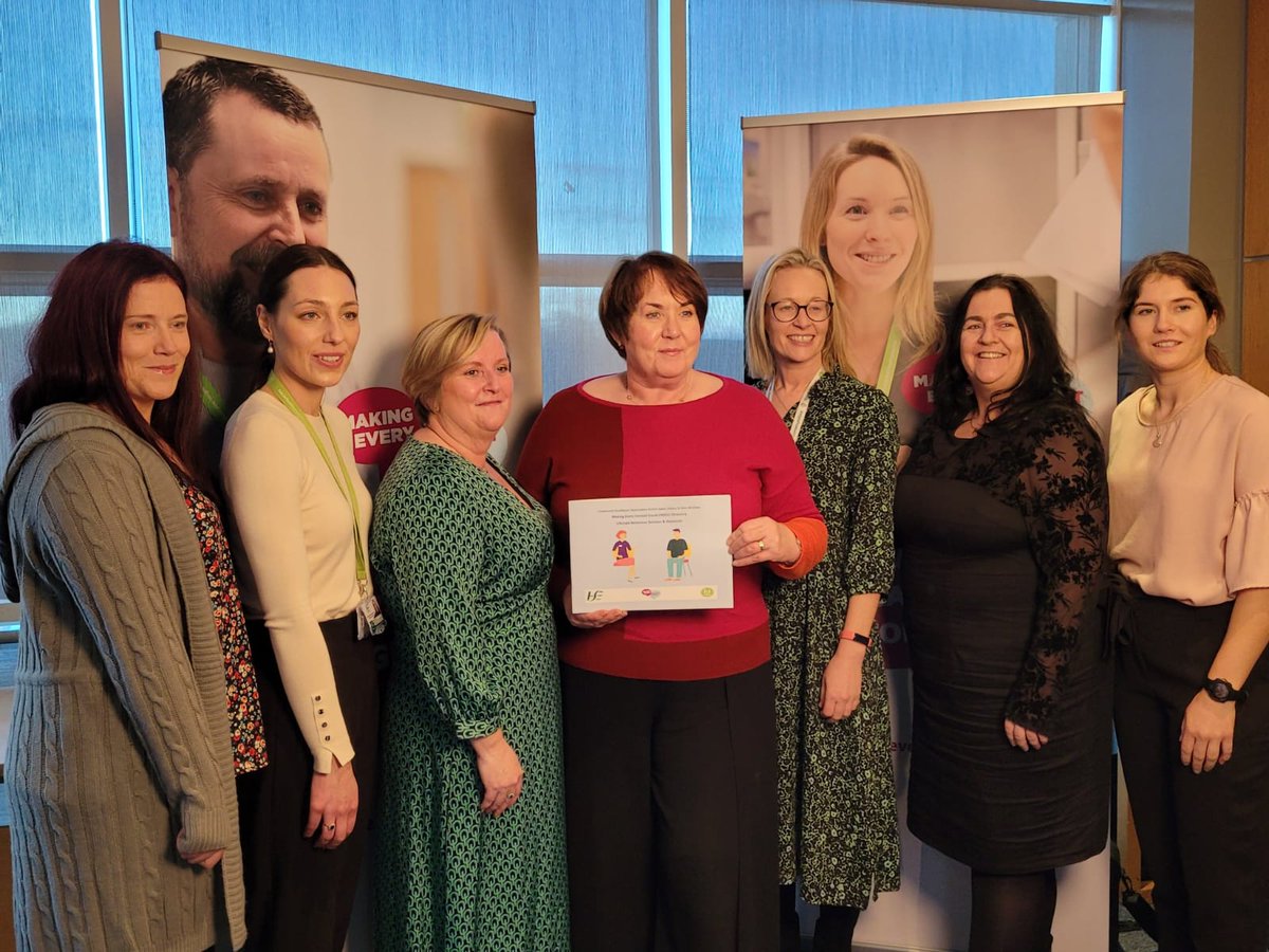 Mary O'Kelly, CO DSKWW, launching our MECC directory with Rose-marie Plant, Senior HP&amp;I officer who led on the development of the directory &amp; HP&amp;I Team members. Well done to all involved.